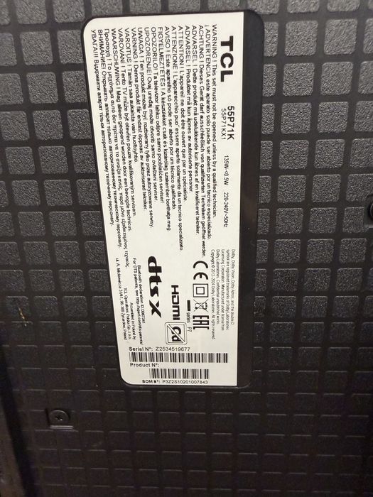 Televizor TCL QLED 55P7K, 139 cm, 4K Ultra HD, Google TV – Model 2025
