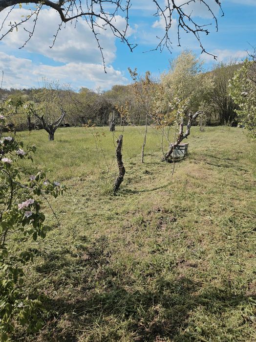 Дворно място 600кв м  без постройка с Слънчево 95ев. кв.м. ток вода 21м.лице към улица.