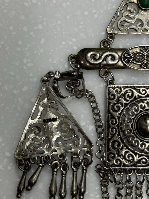 Казахский набор серебро