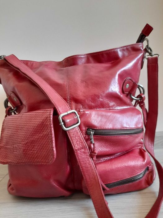 Чанта естествена кожа INDIGO