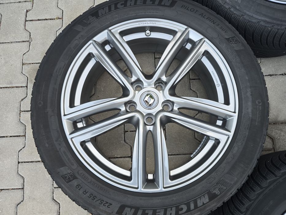 Jante aliaj Originale Renault 19" anvelope iarna  225/55 R19 Koleos / Arkana / Kadjar/ Austral / Espace / Scenic / X-Trail / Duster / Bigster  5x114.3