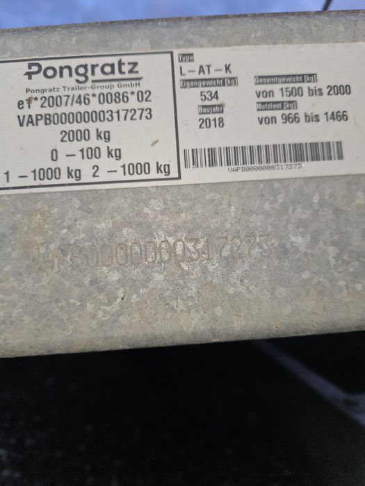 De vanzare platforma auto 2t
