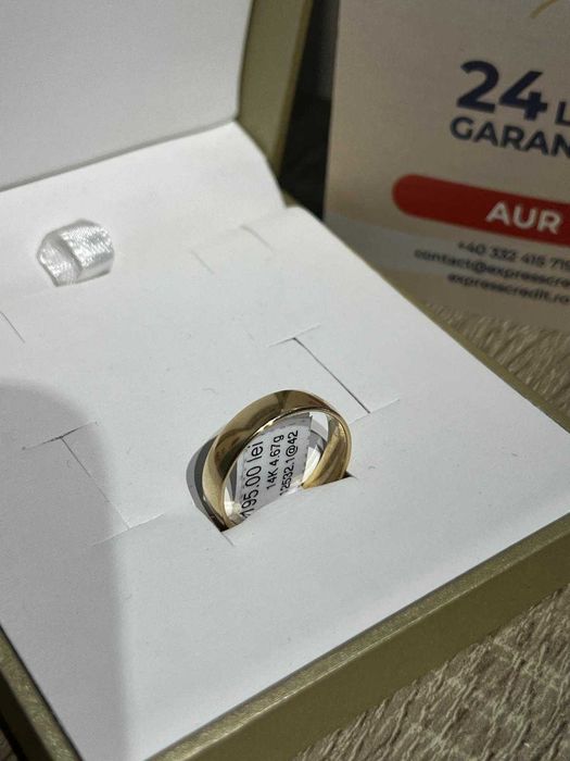 (ag42) Verigheta aur galben 14k *2 ani garantie* b12532