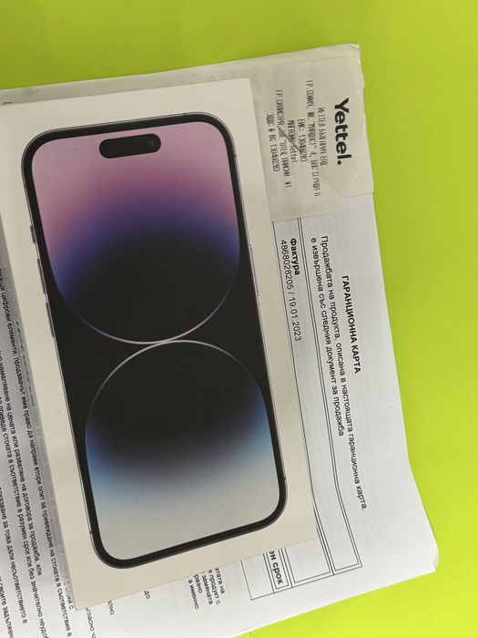 ***128GB iPhone 14 PRO Гаранция Yettel 2025 г. Purple