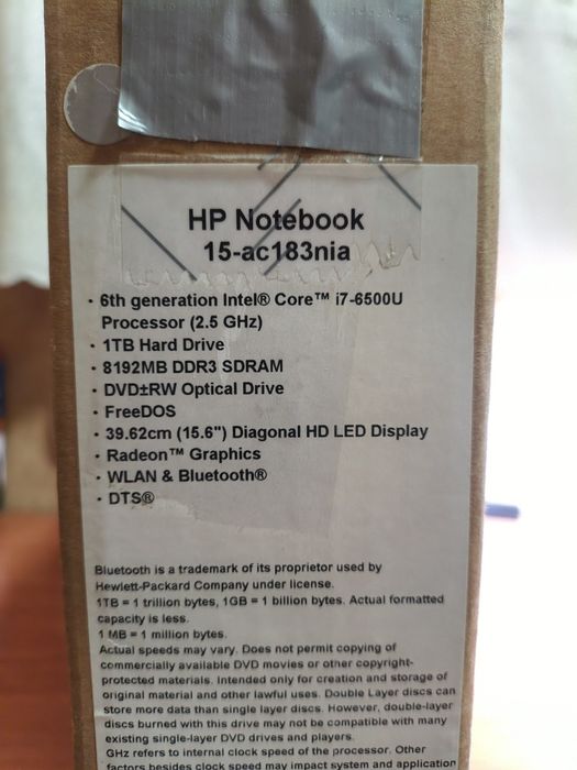 Надёжный HP Notebook 15, 8/512 ГБ.