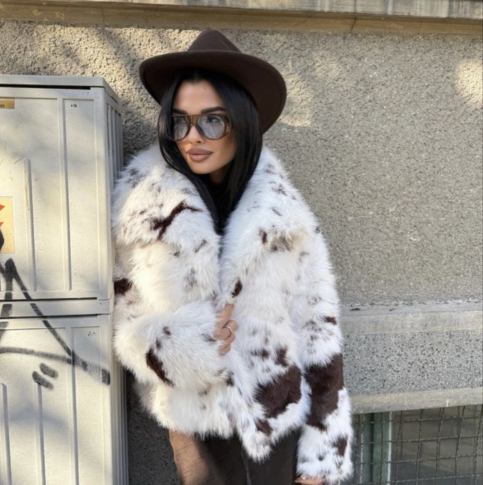 Пухено палто LBD