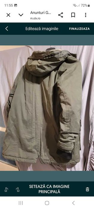 Geaca iarna copii. Lc Waikiki, culoarea verde ( oliver )