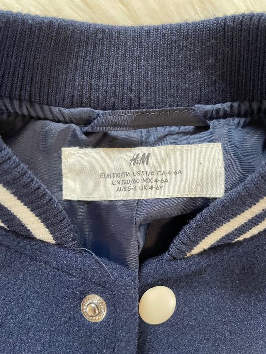 Jacheta baseball, pentru baieti, H&M, marime 116-6 ani