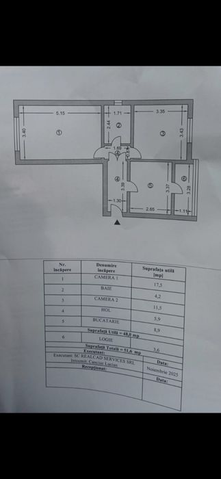 Apartament doua camere Siret
