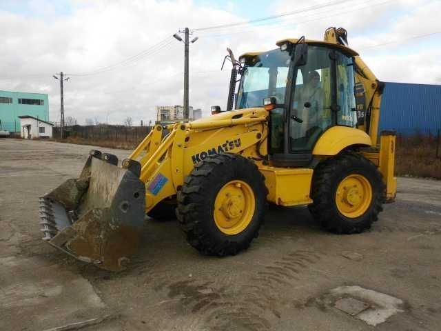 dezmembrari buldoexcavator, excavator, incarcator frontal komatsu