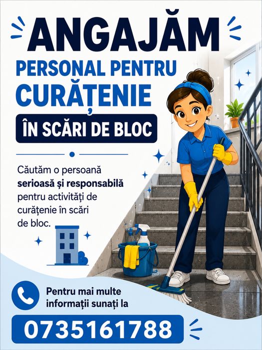 Scari de bloc curatenie
