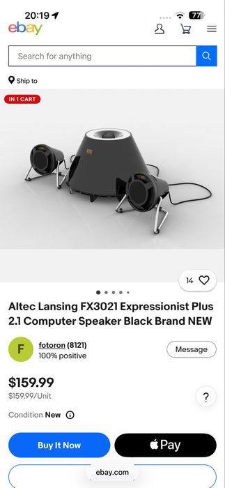 Sistem Audio 2.1 Altec Lansing FX3021