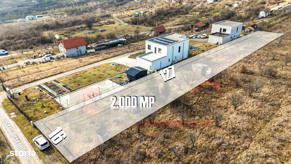 Teren 2000 mp, Daia Noua, str. Orizontului, utilitati |SkyView