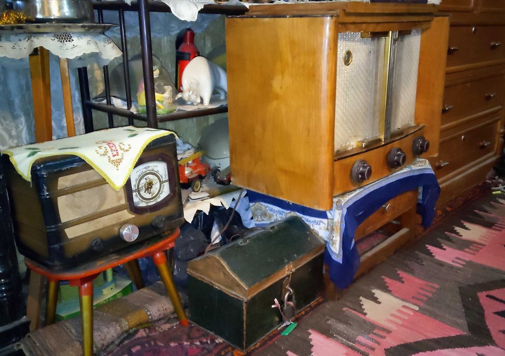 Раритетная и редкая радиола 1-го класса "Мир" юзВЭФ, 1954 г.комплект