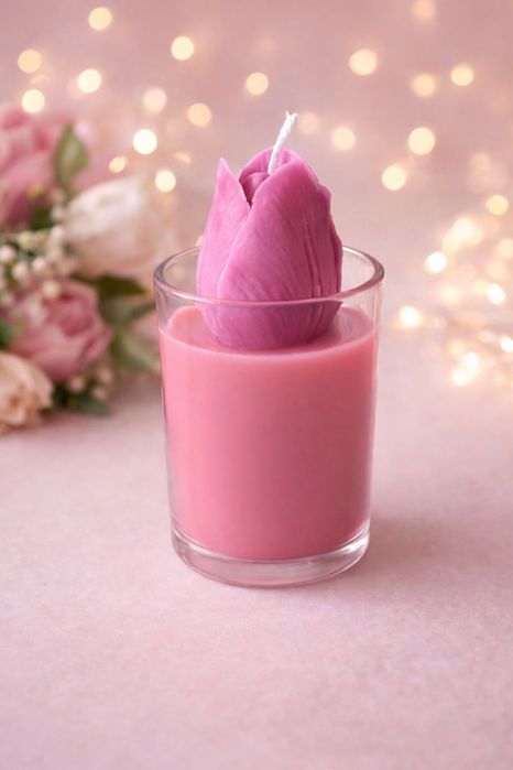 Соева Ароматна свещ, подходящ подарък за гости