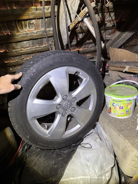 Jante Audi originale pe 17 cu Anvelope