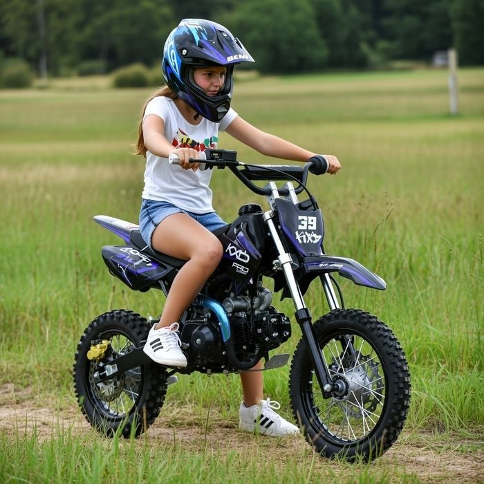 Moto Cross KXD 125cc DB-607 A J14/12" automatic buton