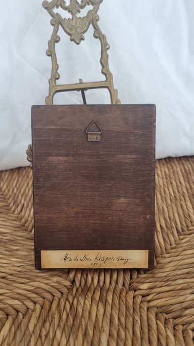 Икона + месингова поставка