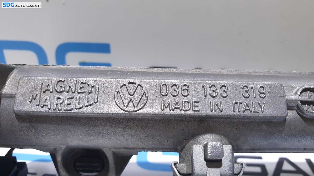 Rampa Presiune cu Injectoare Distribuitor Carburant Benzina Volkswagen Golf 4 1.6 16V AZD BCB 1998 - 2006 Cod 036133319AL 036031T[S0277]