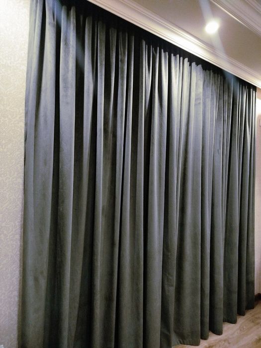 Новые шторы 2 шт за 495 тыс. Занавески в стиле хай-тек.