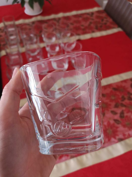 Стъклени чаши за уиски Ballantines, The Famous Grouse, Tullamore Dew