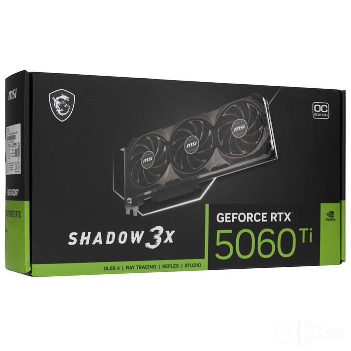 { Видеокарта MSI GeForce RTX 5060 Ti 8G Shadow 3X 8GB GDDR7
