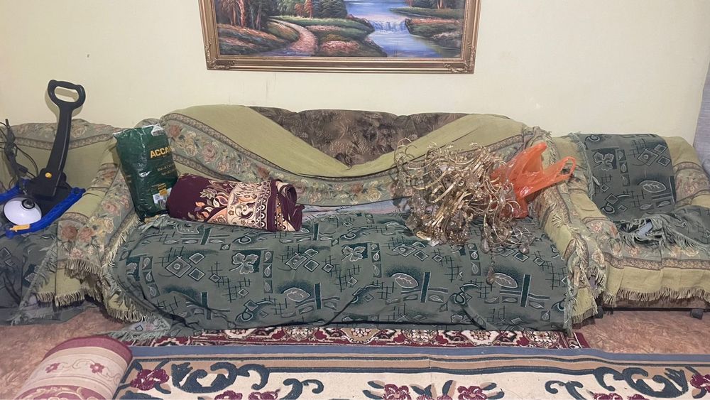 Диван,посуда кілем тегін бәрі