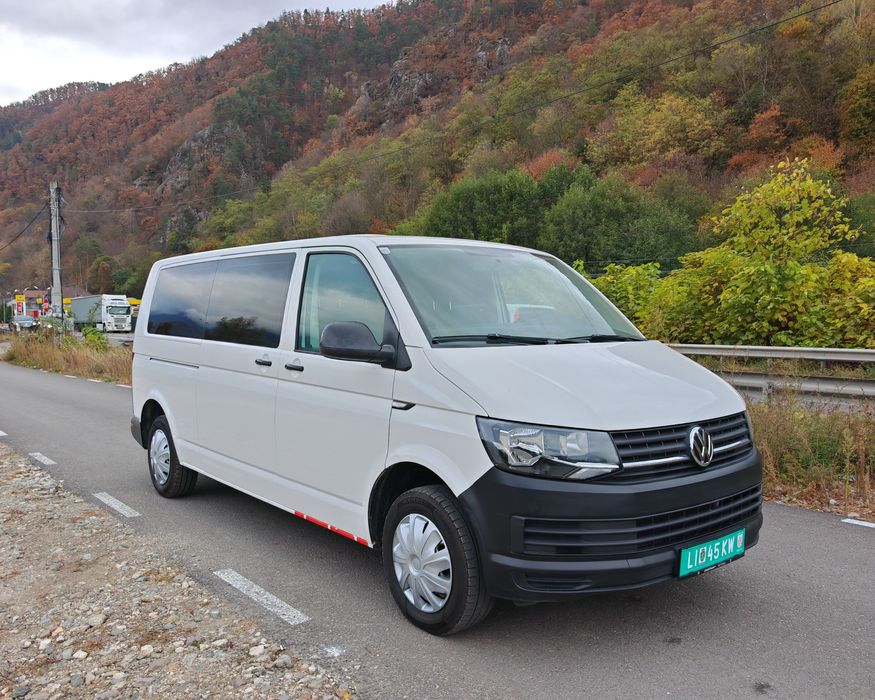 Volkswagen T6 Caravelle-Transporter /8+1 locuri/extra long/climă față-spate