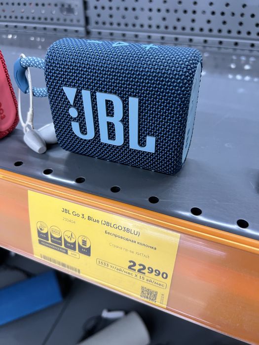 Колонка JBL go3 новая