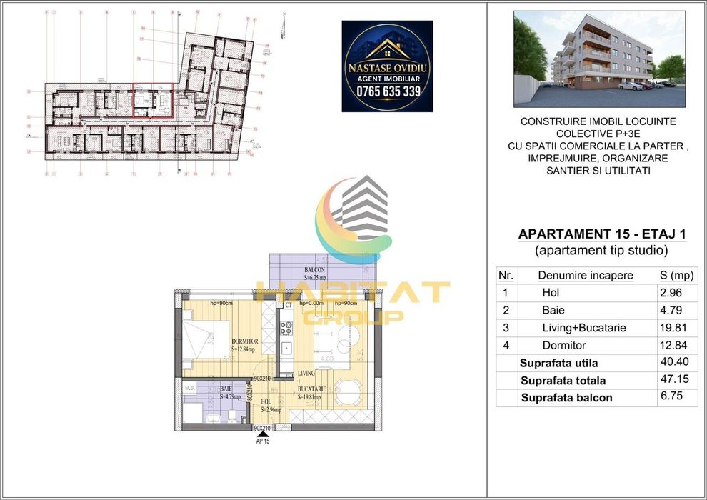 Vanzare Apartament 2 Camere STB la 3 Minute!