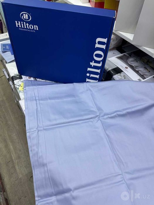 Постельное бельё комплект 100% хлопок, Hilton постельное белье