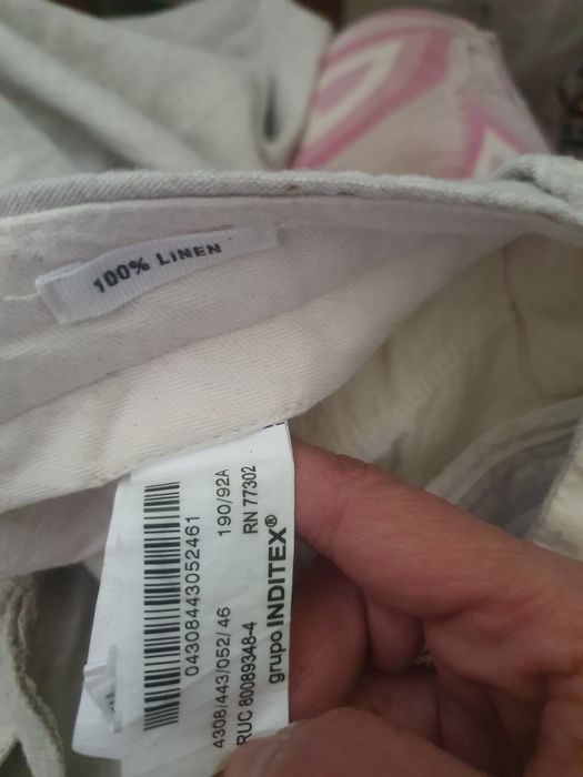 Pantaloni din in barbatesti 46