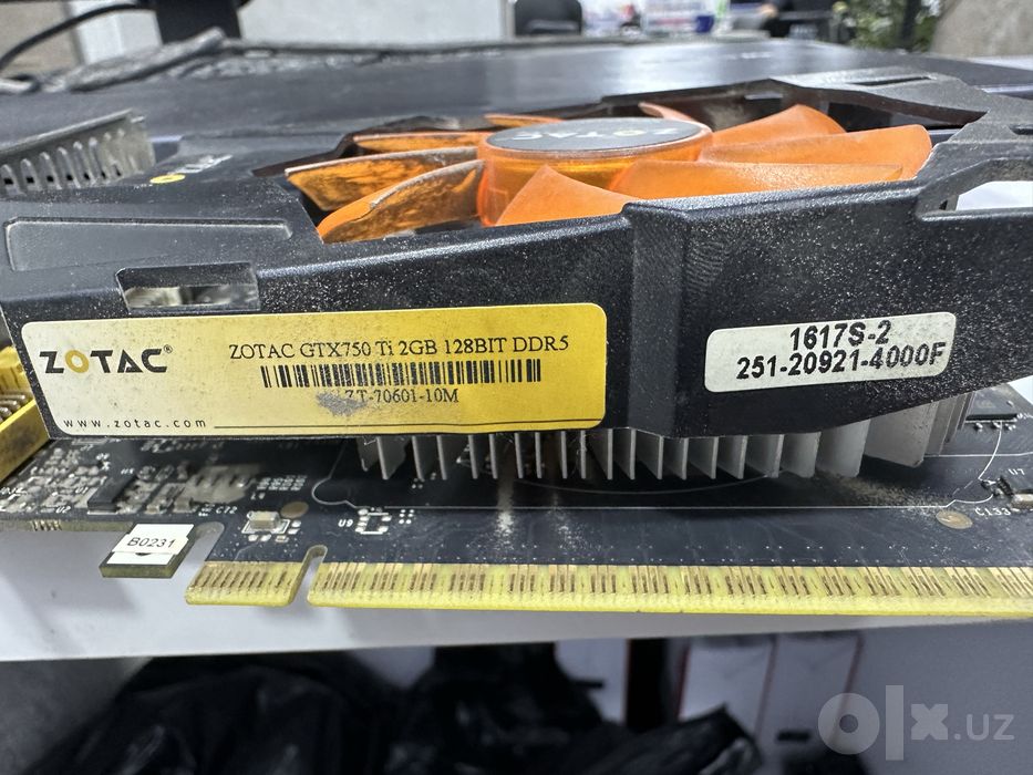 Продам видеокарту Zotac 750ti