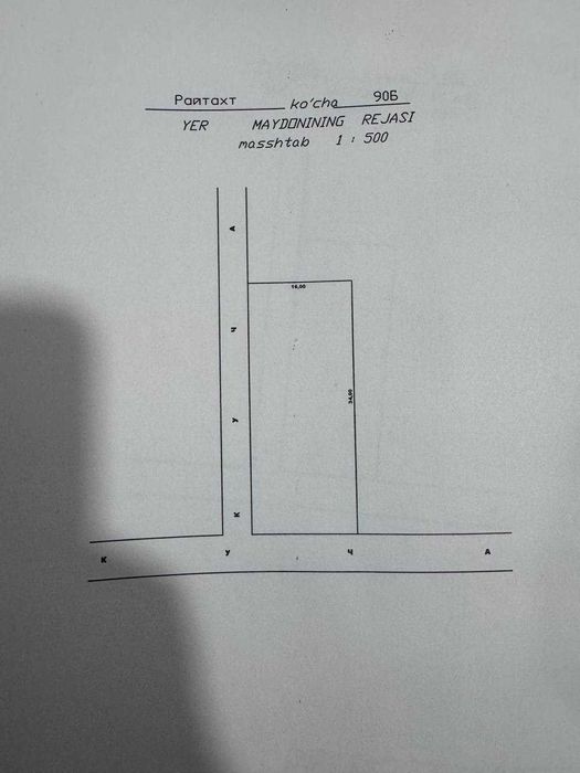 Toshkent viloyati Parkent tumani Kumushkonda turar yer sotiladi