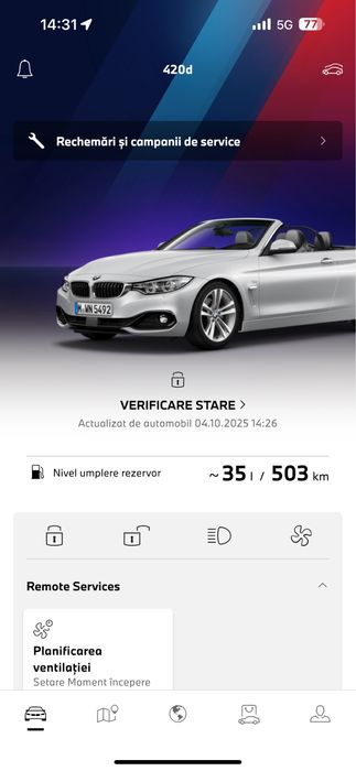 Bmw f33 cabrio 420d euro 6 b47
