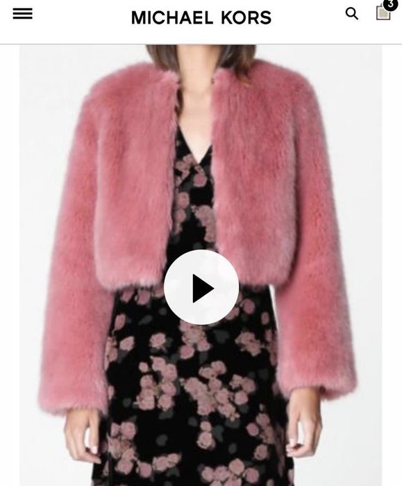 Haina Michael Kors blana artificiala