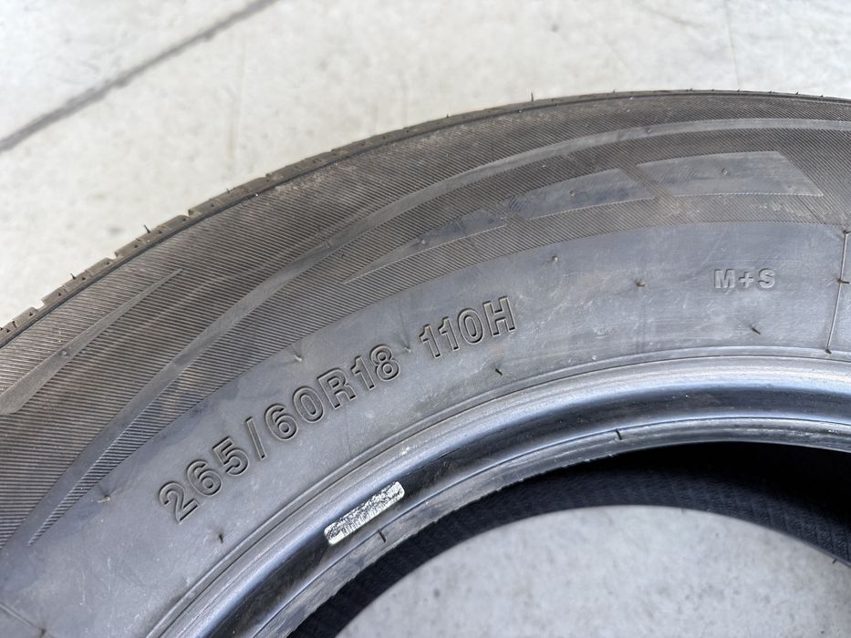 4бр. КАТО НОВИ Всесезонни Гуми С Борд 265/60R/18 -FRONWAY- DOT:2724- 7.5мм.
