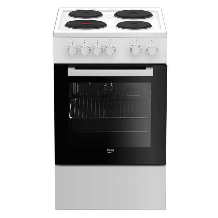 Готварска печка BEKO FSE 56000 GW, 4 зони, A клас