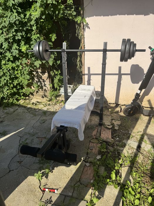 Vand gantere cu tot cu banca