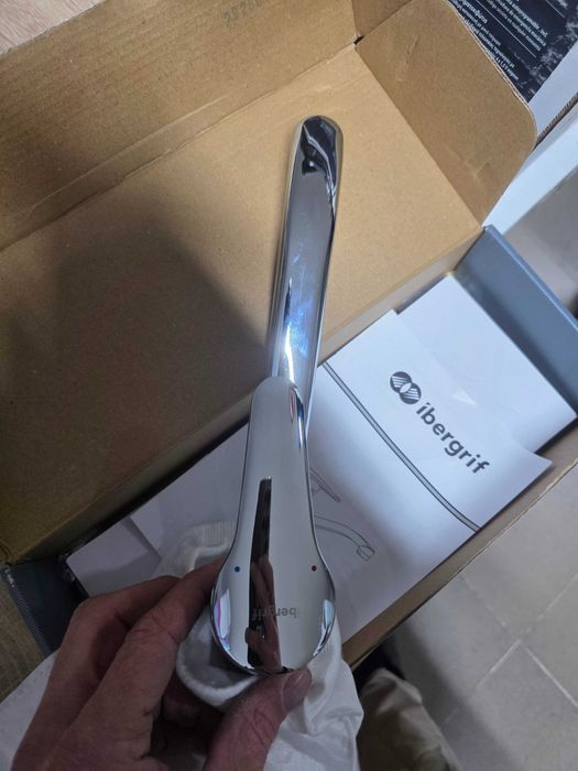 Baterie bucătărie Ibergrif Roma, baterie mixer cu duș extractibil