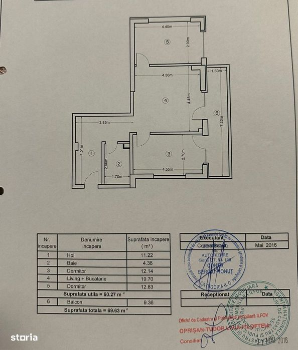 Apartament 2 Camere Modern +Loc Parcare  Scandinavia Residence