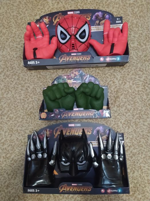 Персонажи супергероев крупные со звуком