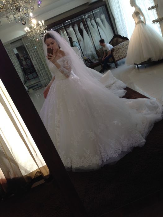 свадебное платье