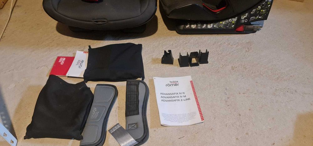 Vand 2 scaune auto Britax Romer ADVANSAFIX IV R Storm Grey, 9-36 kg