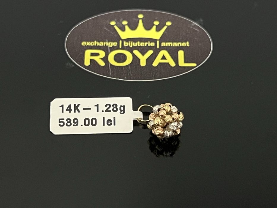 Bijuteria Royal CB : Pandant aur 14k 585  1,23 gr