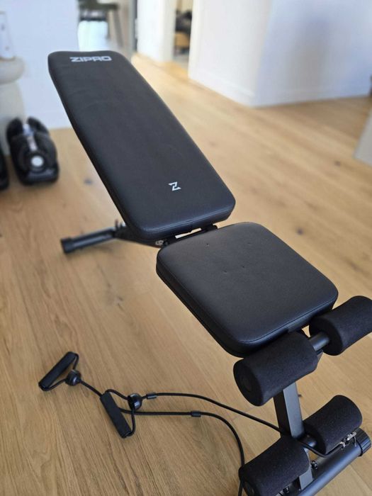 Vand banca fitness si gantere