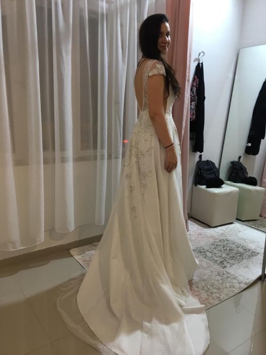 Rochie mireasa LaNovia alb-ivoire