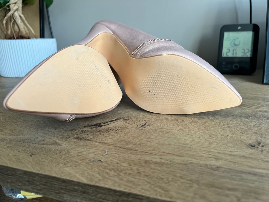 Дамски обувки розово злато