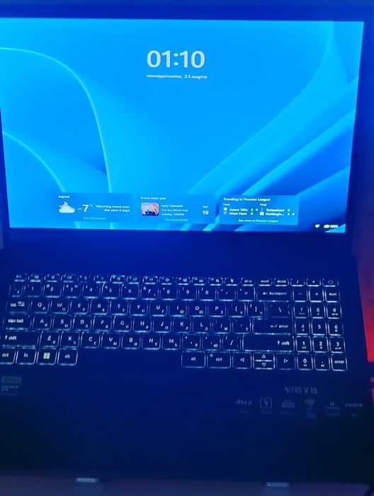продам ноутбук acer NITRO V 15