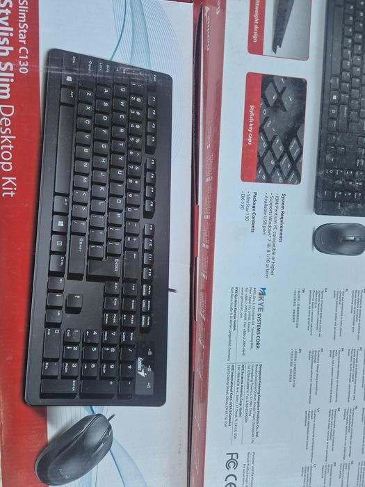 Kit tastatura de office genius slimstar c130